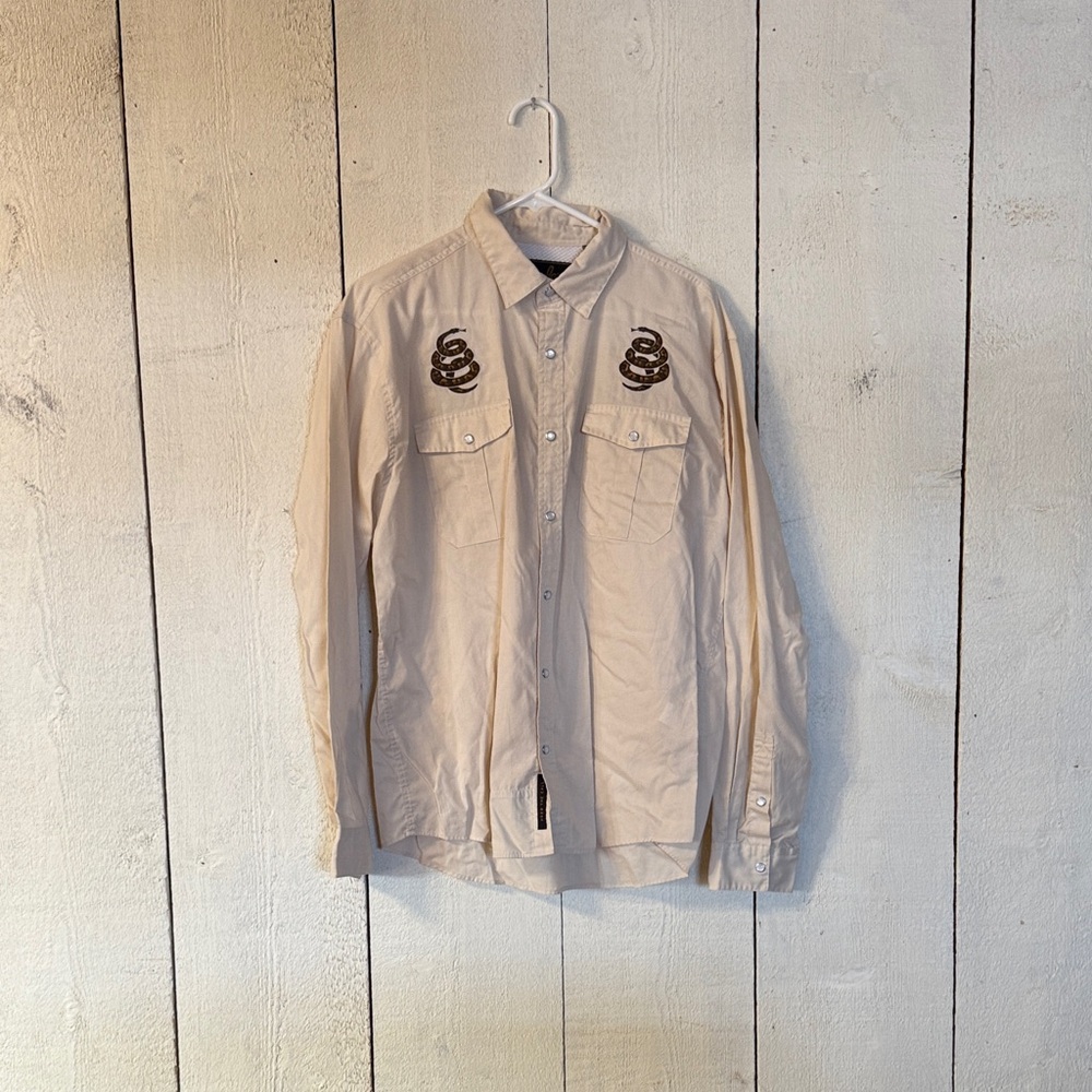 Howler Bros Gaucho Pearl Snap Button down - Cottonmouth